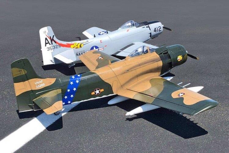 Seagull Skyraider 35-60cc Bensin 2.15m ARF utan Klädsel - 8