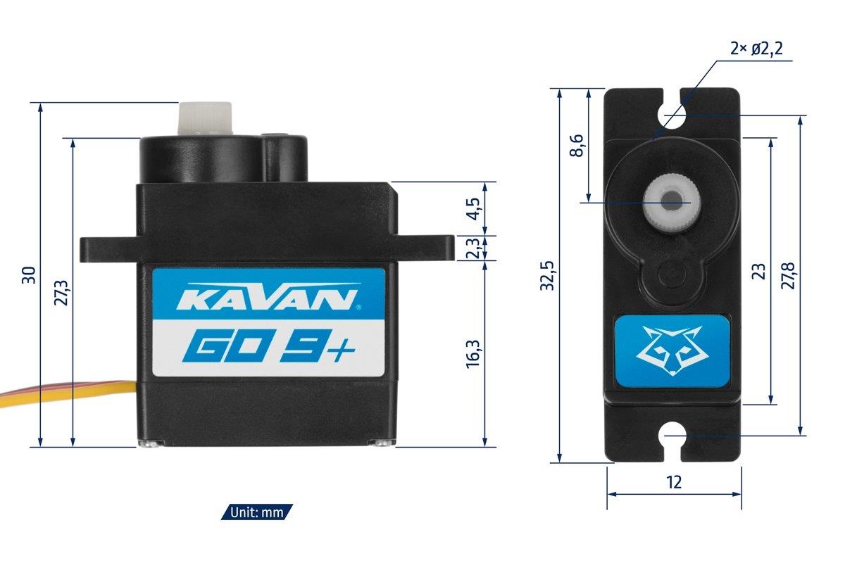KAVAN GO-09 Plus servo 9g - 2
