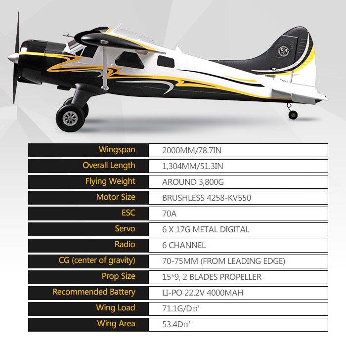 FMS Beaver 2000mm spv. PNP* - 6