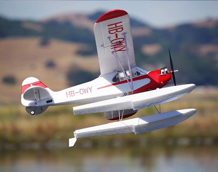 FMS J3 Cub V4 1400mm med Flottörer Reflex V2-Gyro PNP* - 2