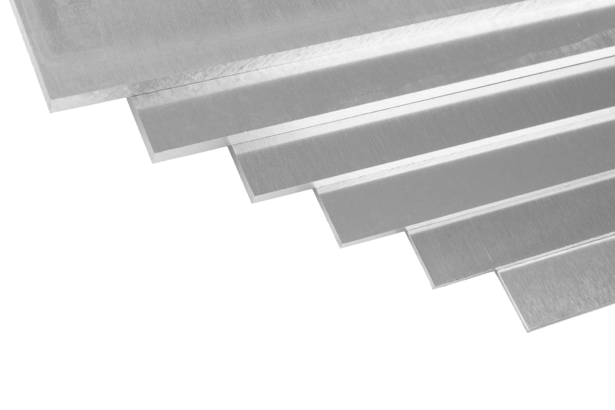 Dural aluplåt 2mm 247 x 497mm