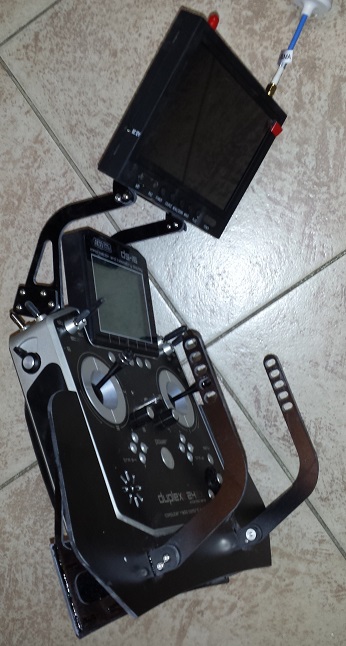 Sändarpult HAB till JETI DS-16 svart med monitorfäste - 2