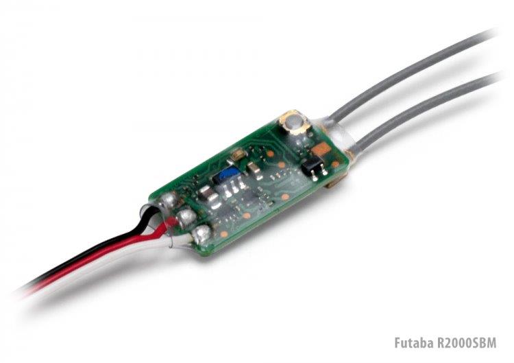 Futaba Mottagare Mikro R2000 2.4G S-FHSS FPV - 2