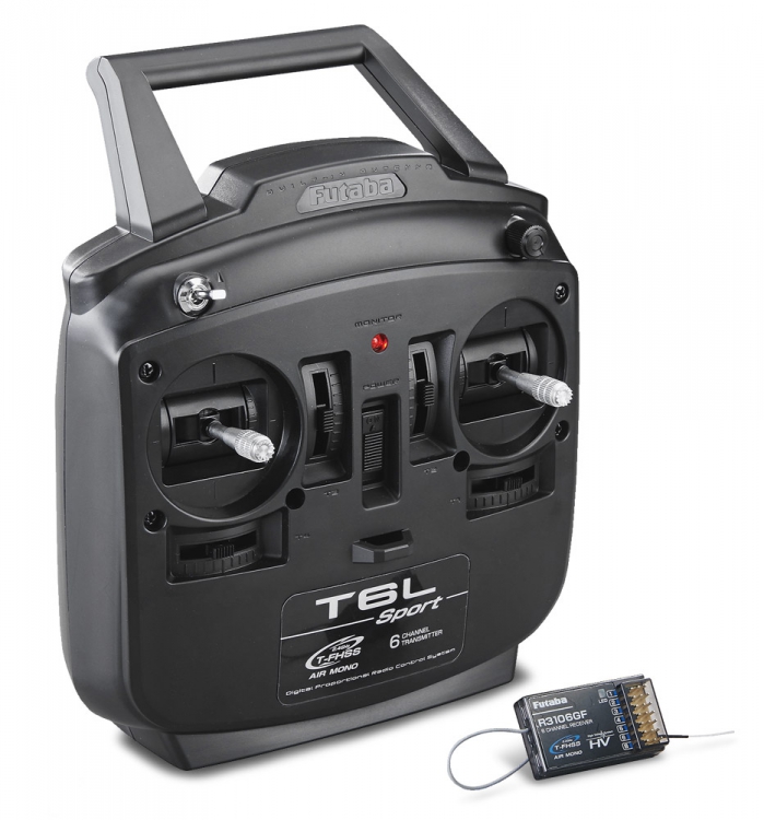 Futaba T6L Sport Radio R3106GF - T-FHSS Air Mon - 4