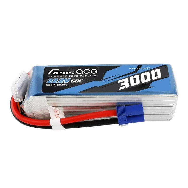 GensAce 6S 3000mAh 60C