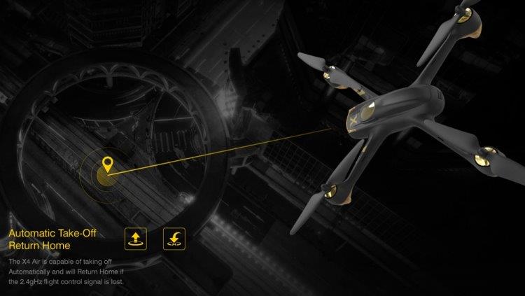 HUBSAN X4 Air Pro FPV 220x220, Sändare, APP, Follow Me, RTH - 5