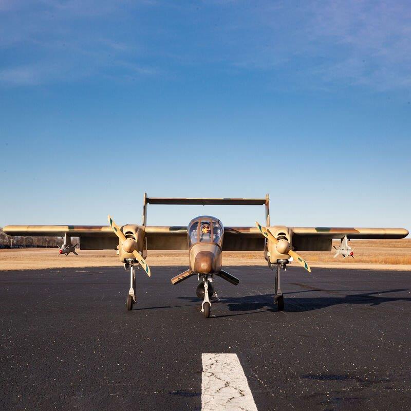 Hangar 9 OV-10 Bronco 30cc ARF 2870mm w/ Landing Gear Set - 10