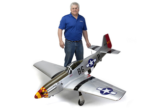Hangar 9 P-51D Mustang 60cc 1965mm ARF, 89tum - 10