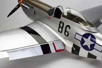 Hangar 9 P-51D Mustang 60cc 1965mm ARF, 89tum - 6
