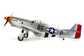 Hangar 9 P-51D Mustang 60cc 1965mm ARF, 89tum - 2