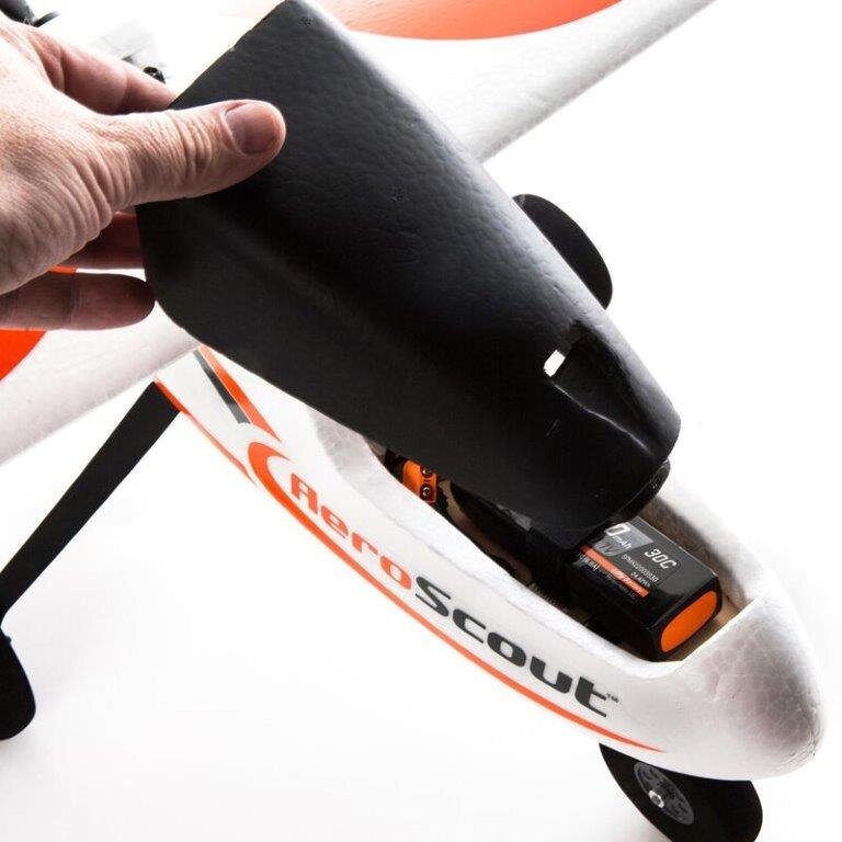 HOBBYZONE AeroScout S 1.1m ink DXe sändare RTF - 6