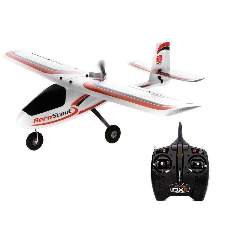 HOBBYZONE AeroScout S 1.1m ink DXe sändare RTF