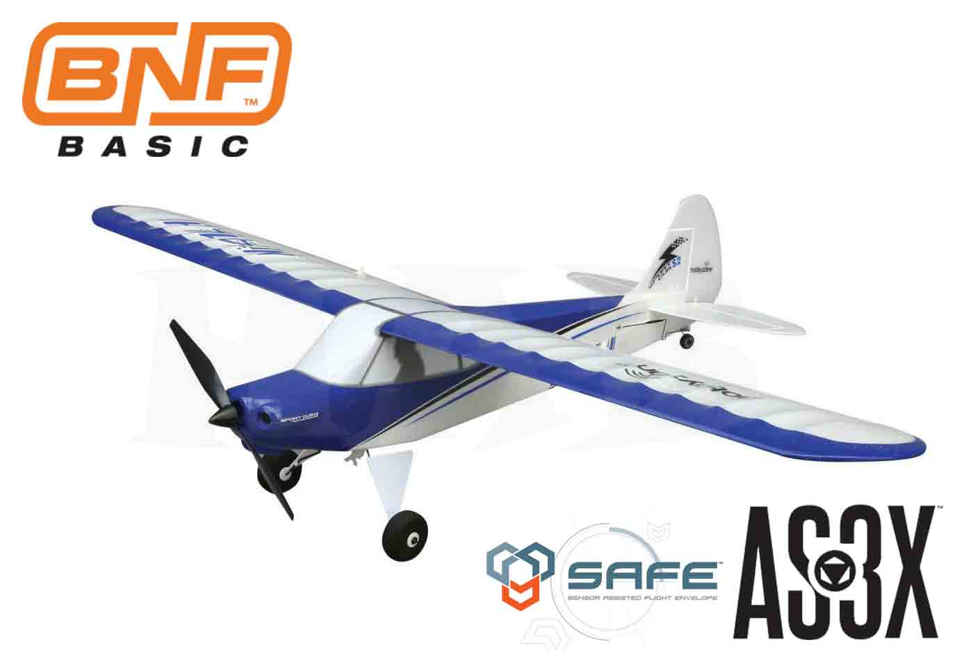 Sport Cub S v2 BNF 414.5mm Basic with SAFE
