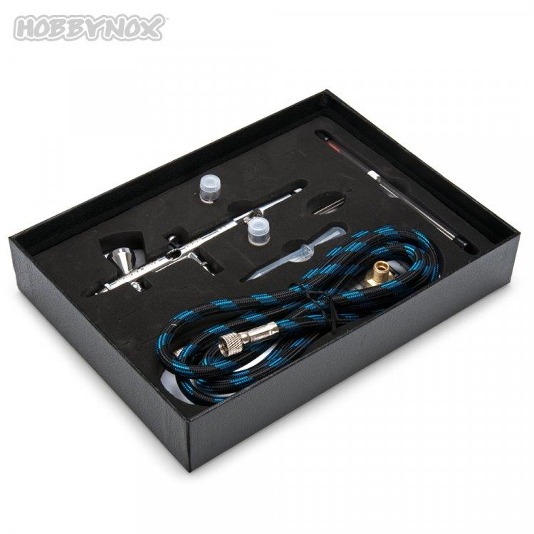 HOBBYNOX TARA Airbrush Top Feed 0.2/0.3/0.5mm 2cc 1.8m Hose - 3