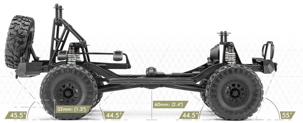 HPI Venture Toyota FJ Cruiser RTR Gunmetal Rock Crawler 1/10 - 3