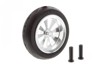 Hjul aluminium 8 ekrad fälg med däck 103mm - 3