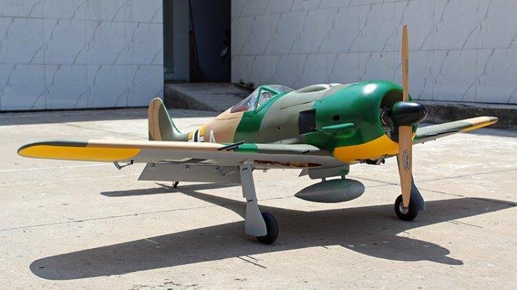Seagull Focke-Wulf FW 190 2000mm 50cc Infällbara Landställ