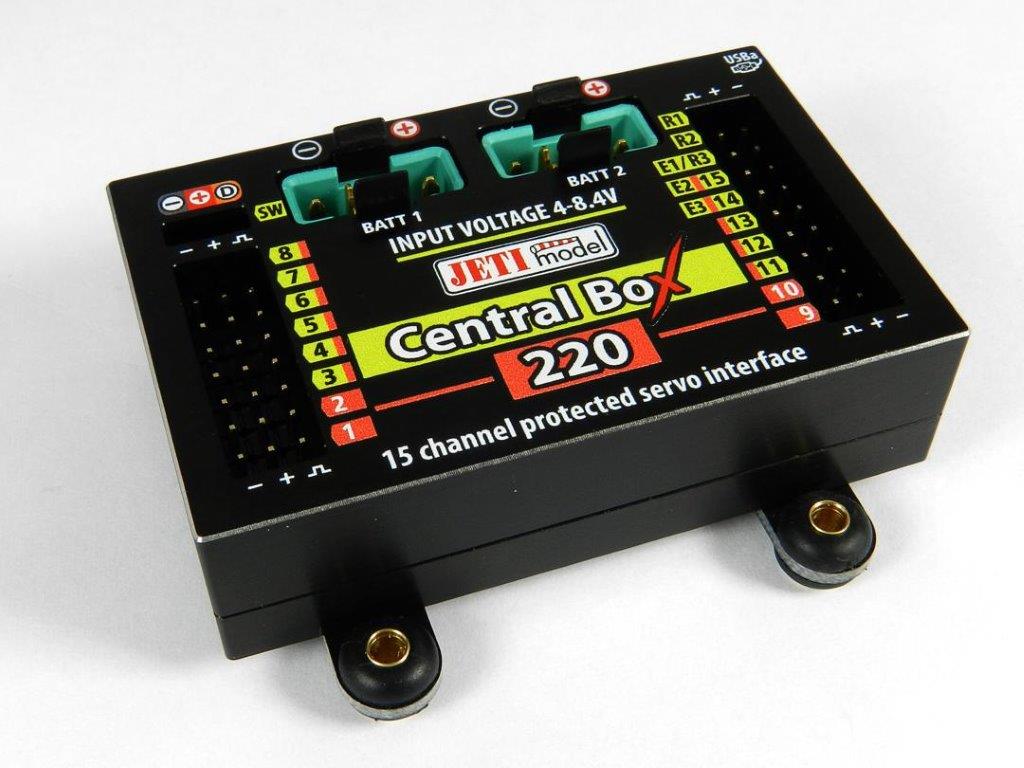 JETI mottagare Central box 220 + 2 RSat2 - 2