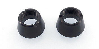 JETI DS 24 Black nuts for upper switches - Front panel