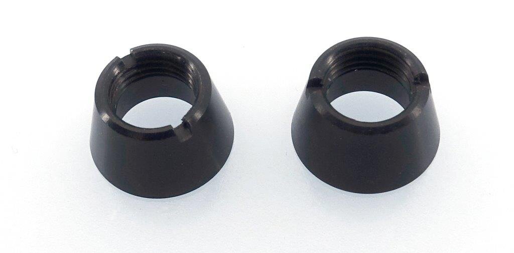 JETI DS 12/14/16 Black nuts for upper switches - Front panel