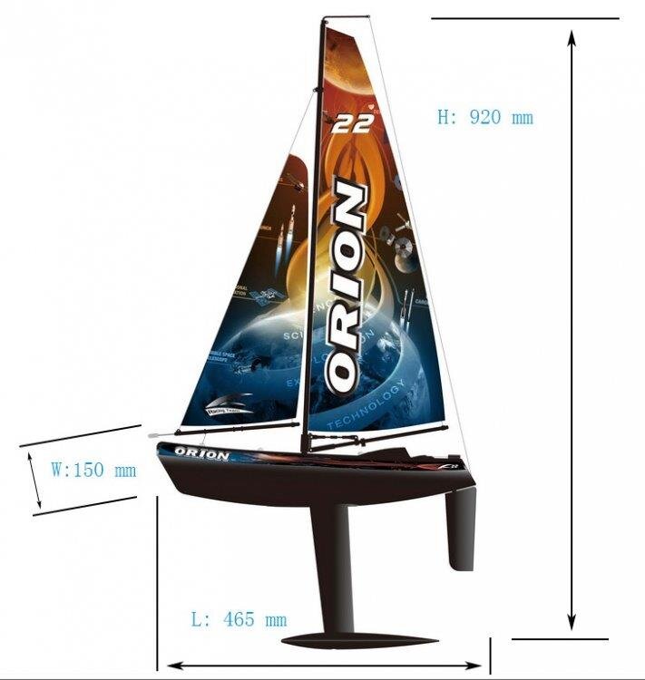 Segelbåt Orion 465mm RTR V2 - 11