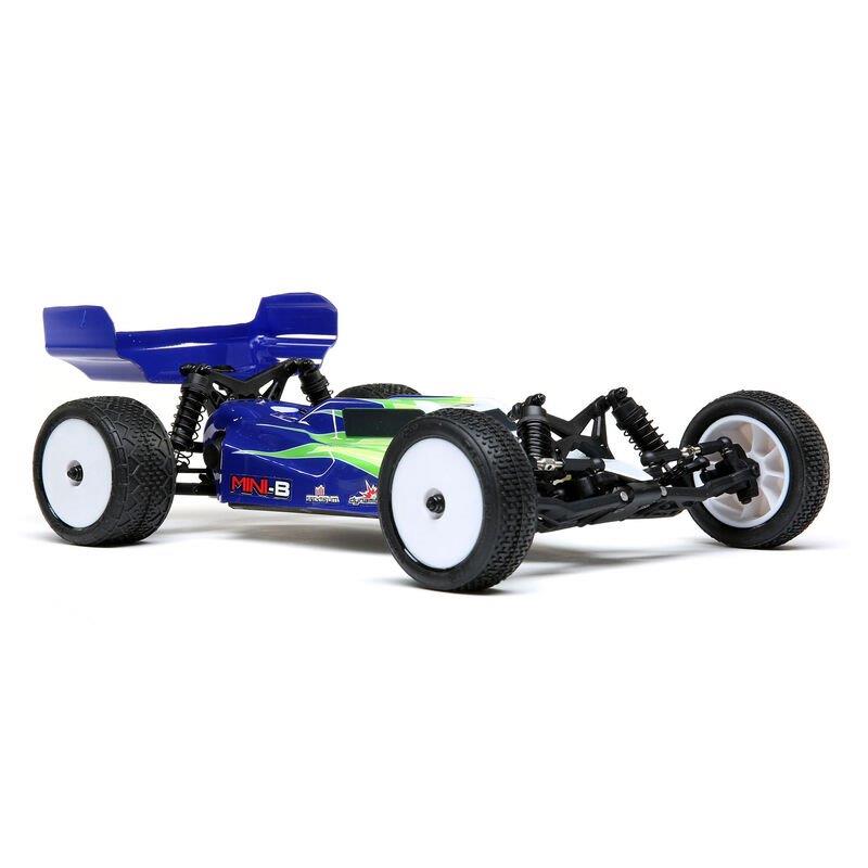 LOSI Mini-B. Brushed. RTR: 1/16 2WD Buggy. Blue/White - 10