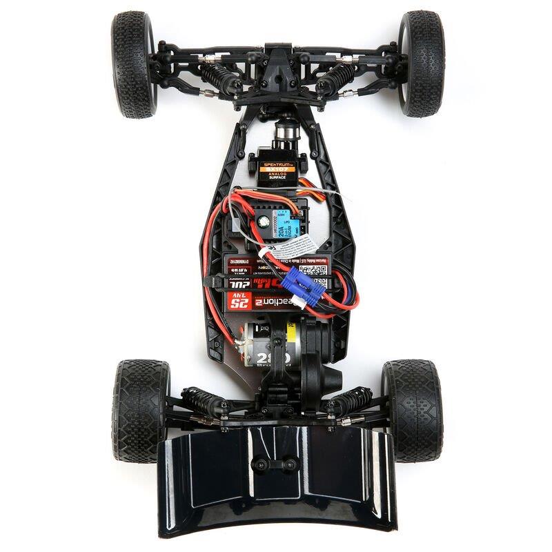 LOSI Mini-B. Brushed. RTR: 1/16 2WD Buggy. Black/White - 17