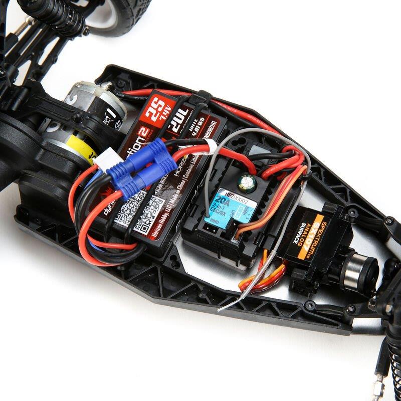 LOSI Mini-B. Brushed. RTR: 1/16 2WD Buggy. Black/White - 4