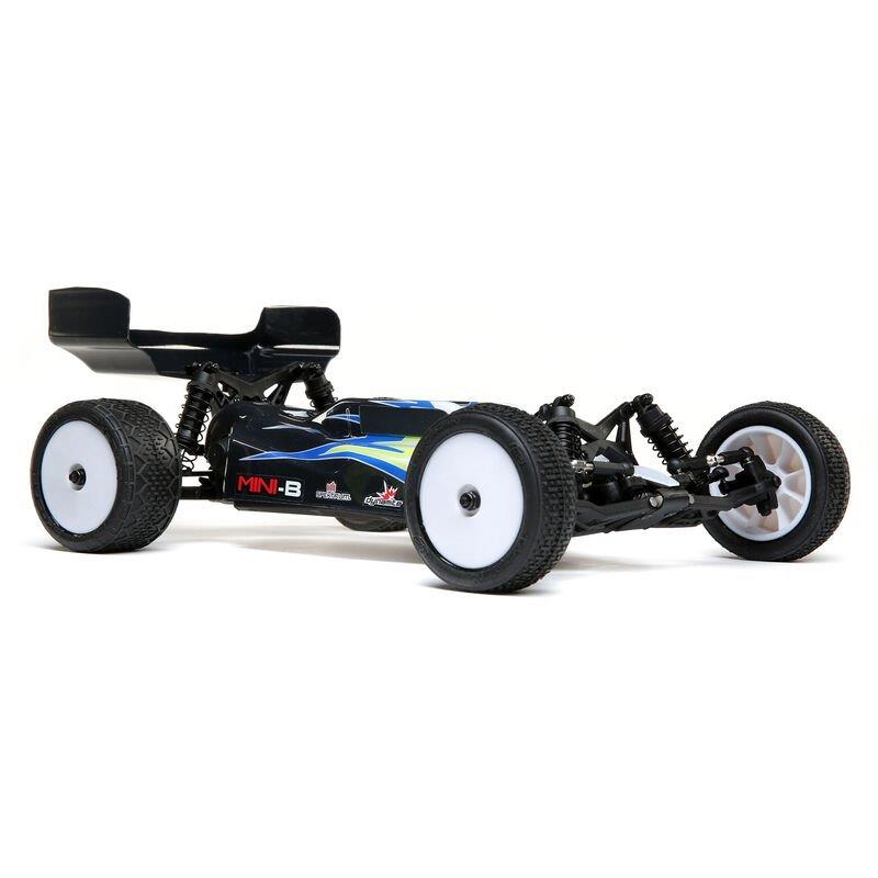 LOSI Mini-B. Brushed. RTR: 1/16 2WD Buggy. Black/White - 12