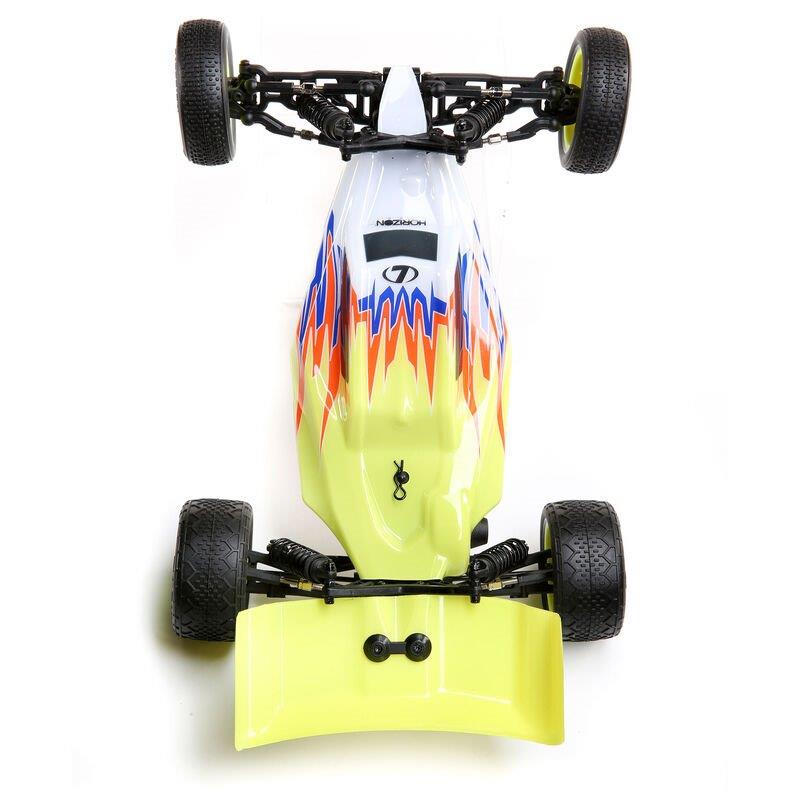 LOSI Mini-B. Brushed. RTR: 1/16 2WD Buggy. Yellow/White - 15