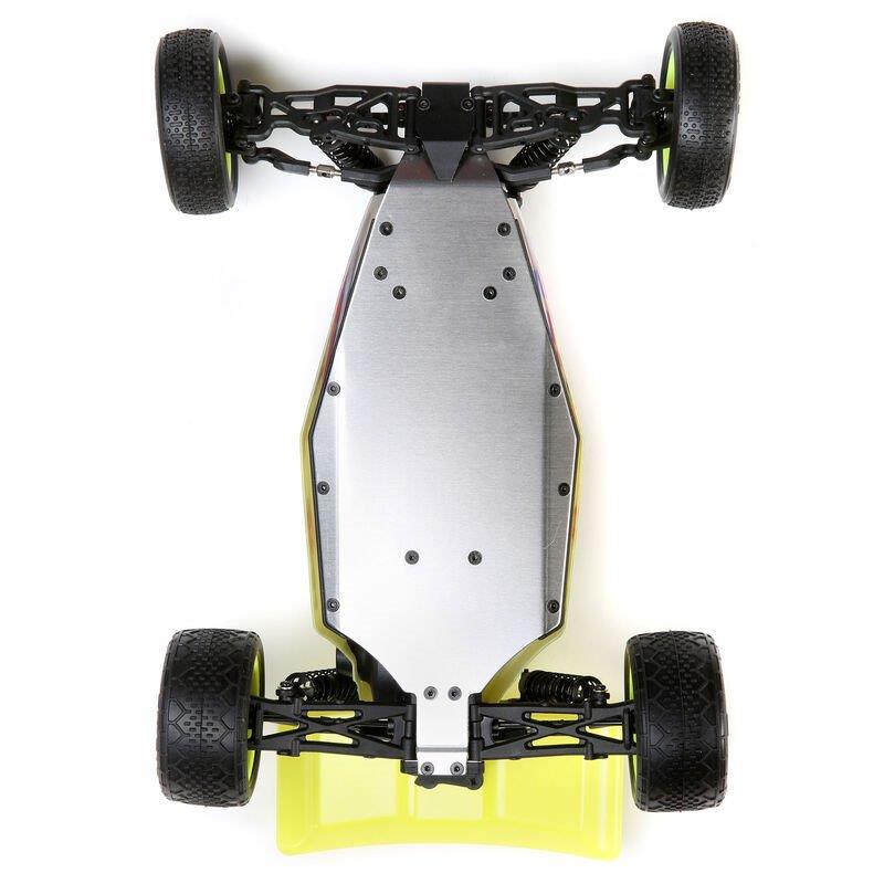 LOSI Mini-B. Brushed. RTR: 1/16 2WD Buggy. Yellow/White - 16