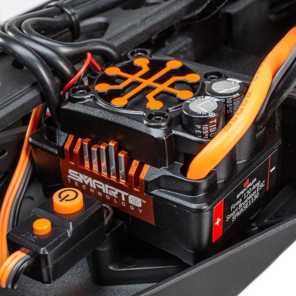 LOSI Lasernut U4 Blue. SMART ESC: 1/10 4WD RTR - 9