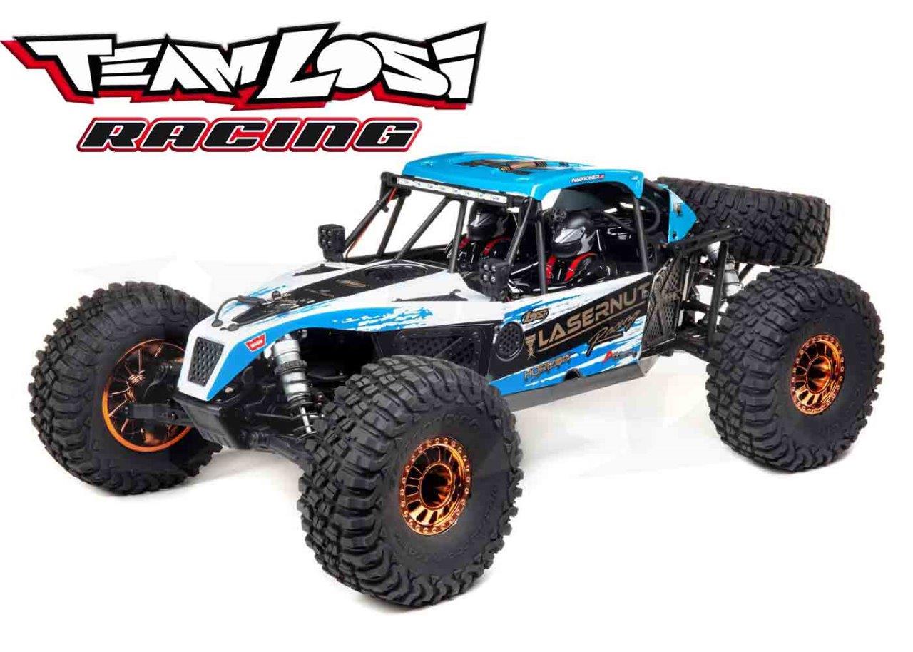 LOSI Lasernut U4 Blue. SMART ESC: 1/10 4WD RTR