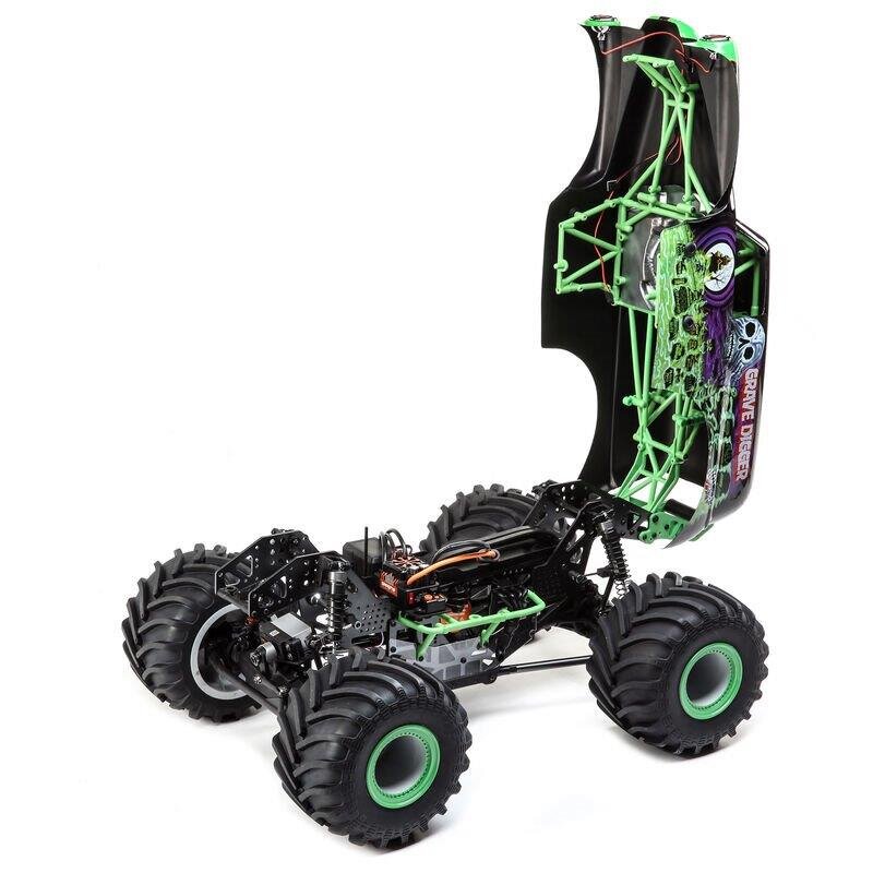 LOSI LMT:4wd Solid Axle Monster Truck. Grave Digger:RTR - 29
