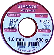 Lödtenn 1.00mm 1000gram