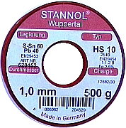 Lödtenn 1.00mm 1000gram