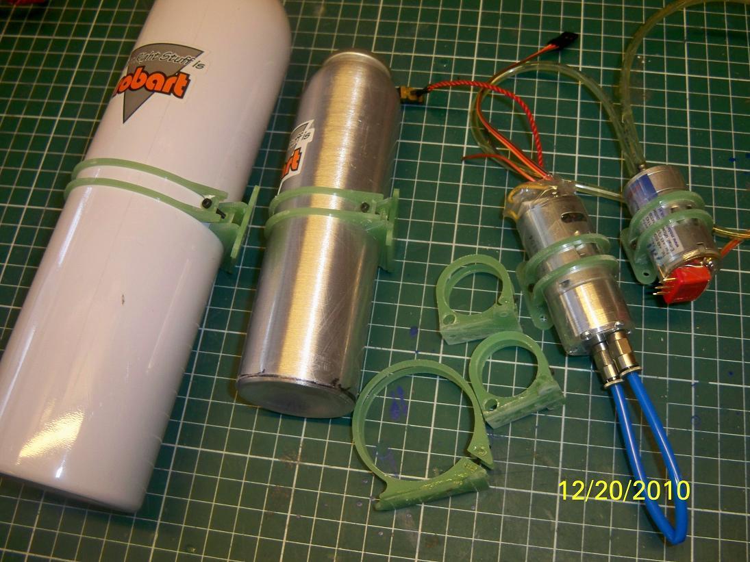 CNC fäste för stora  lufttanken från Robart  ca 64mm - 2