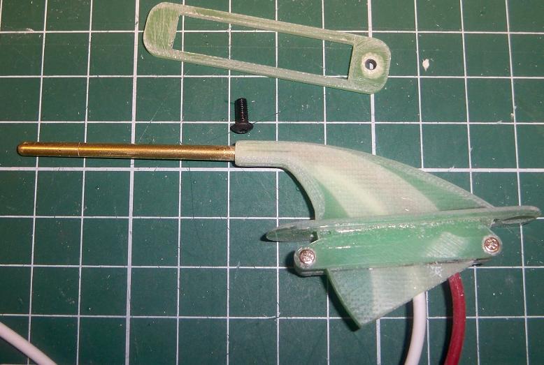 CNC fäste för  JETI 3mm Pitot-rör  ställbar 20 grader - 2