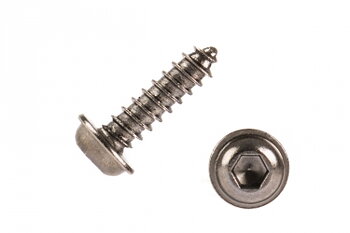 Skruv insex stäl för servo och käpor 20st 2X10mm Mörk/Svart