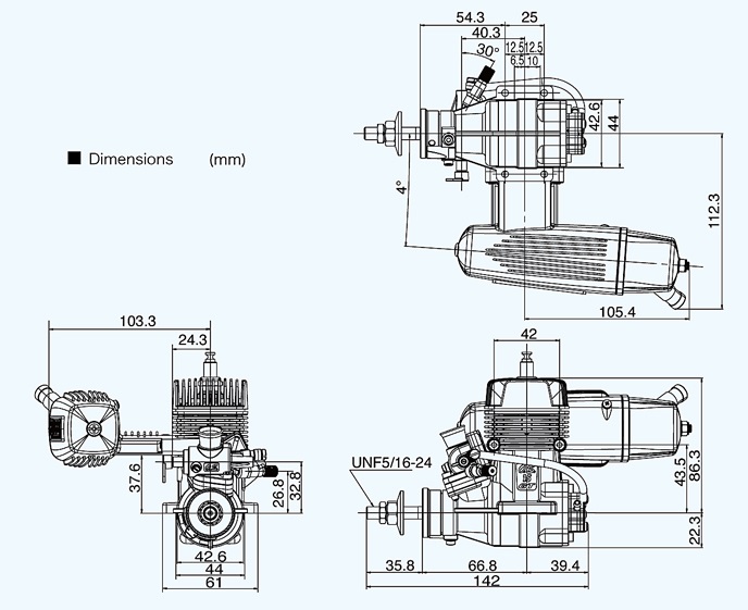 OS GT-15 bensinare - 2