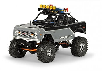 1973 Ford Bronco CGR Clear Body with CGR Roll Cage for 1:10r
