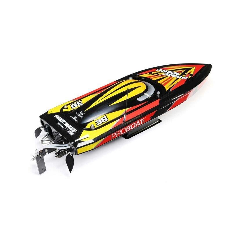 Sonicwake V2 36tum Self-Righting Brushless Deep-V RTR. Black - 15