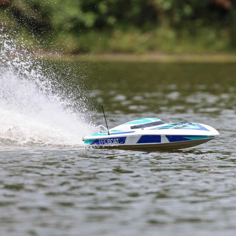 Sonicwake V2 36tum Self-Righting Brushless Deep-V RTR. White - 9