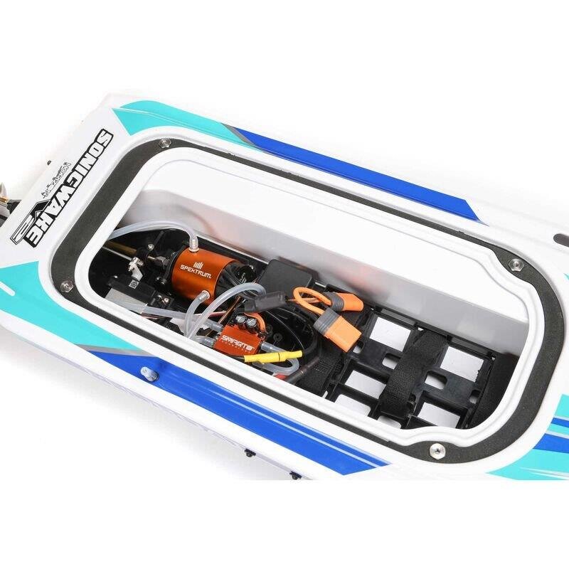 Sonicwake V2 36tum Self-Righting Brushless Deep-V RTR. White - 7
