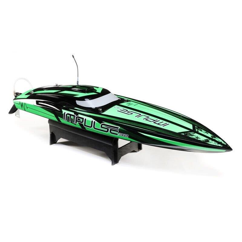 PROBOAT Impulse 32-inch BL. Blk/Grn: RTR - 17