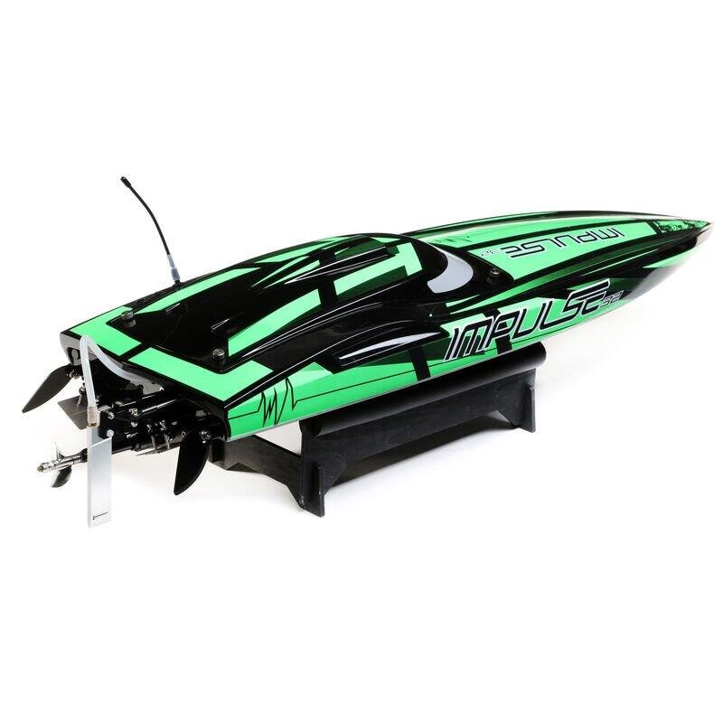 PROBOAT Impulse 32-inch BL. Blk/Grn: RTR - 18