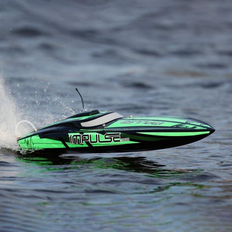 PROBOAT Impulse 32-inch BL. Blk/Grn: RTR - 20