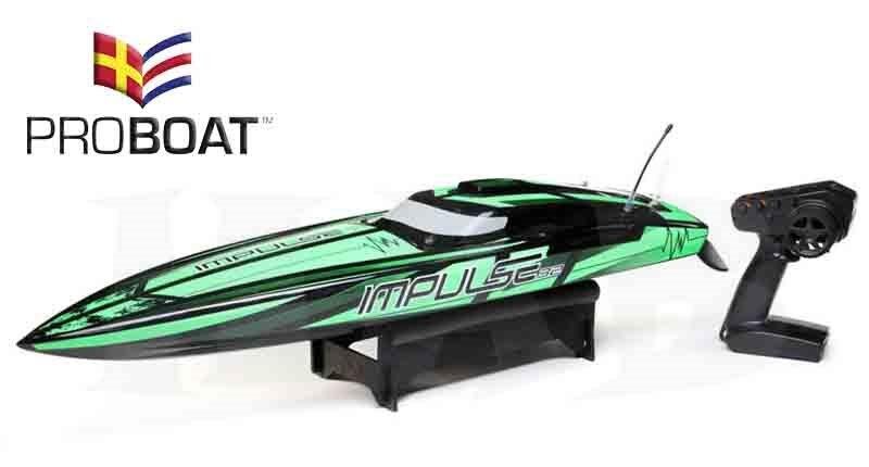 PROBOAT Impulse 32-inch BL. Blk/Grn: RTR