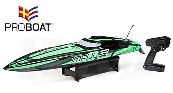 PROBOAT Impulse 32-inch BL. Blk/Grn: RTR