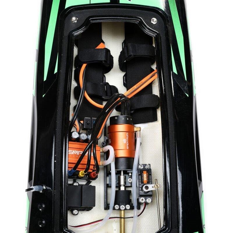 PROBOAT Impulse 32-inch BL. Blk/Grn: RTR - 11